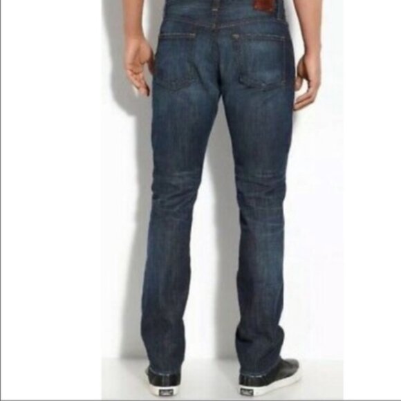 J Brand Walker Dark Wash Relaxed Straight Leg - Picture 1 of 9